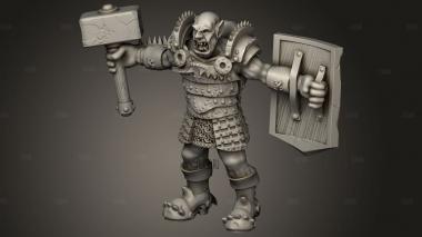 Тяжелый Воин 3d stl модель для ЧПУ