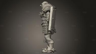 Тяжелый Воин 3d stl модель для ЧПУ