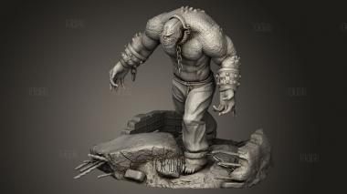 Крокодил-Убийца МЕГАКОН 3d stl модель для ЧПУ