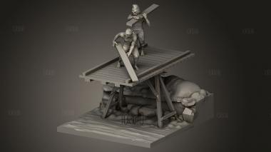 Мост НАПОЛЕОНА 3d stl модель для ЧПУ
