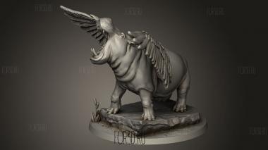Потагриффмус 3d stl модель для ЧПУ