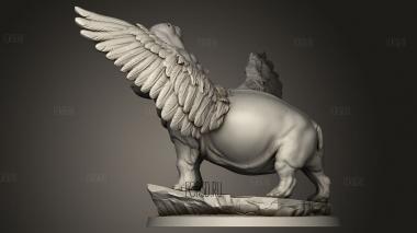 Потагриффмус 3d stl модель для ЧПУ