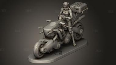 Научно-фантастический Райдер 3d stl модель для ЧПУ