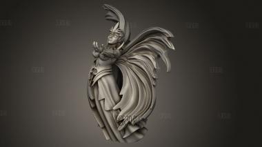 Глубокая Фарида 3d stl модель для ЧПУ
