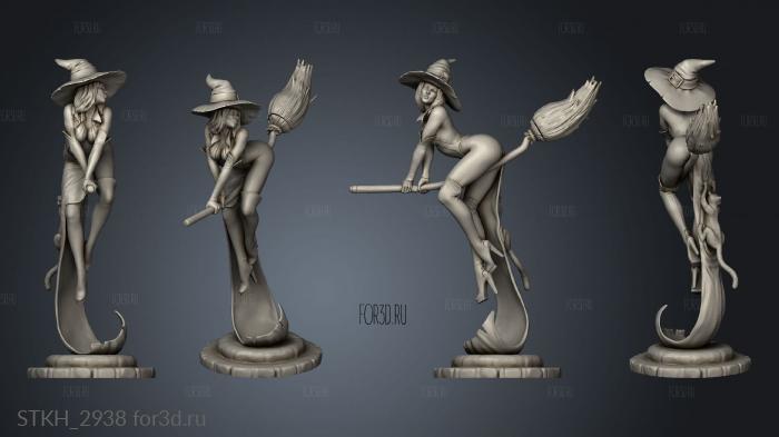 The Witch stl model for CNC