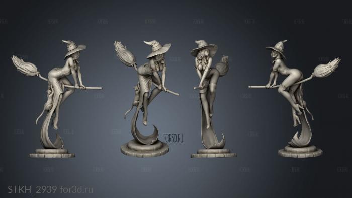 The Witch stl model for CNC