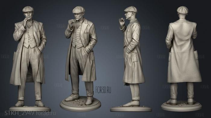 Thomas Shelby Peaky Blinders stl model for CNC