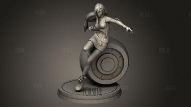 Ремейк Фэнтези Тифы Локхарт 3d stl модель для ЧПУ