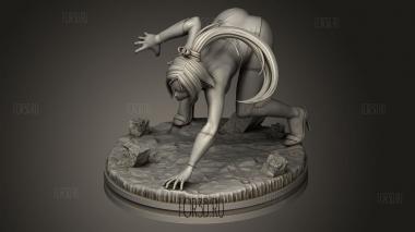 Действие Йоруичи 3d stl модель для ЧПУ
