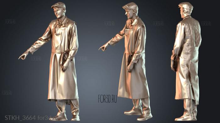 STKH_3664 3d stl модель для ЧПУ