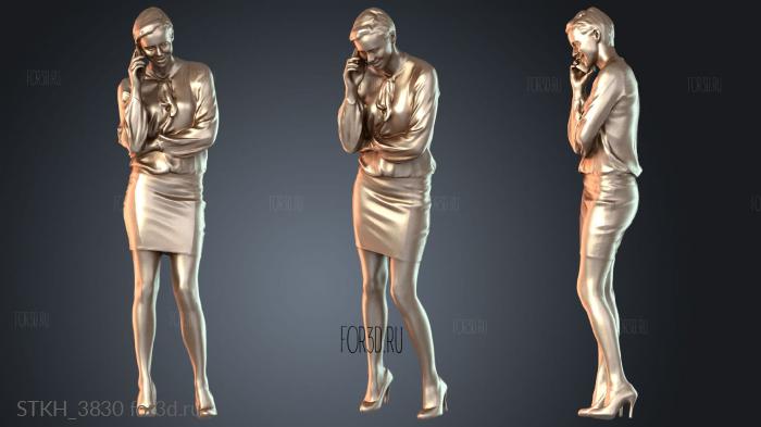 STKH_3830 stl model for CNC