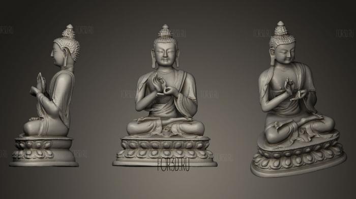 Buddha statue 3d stl модель для ЧПУ