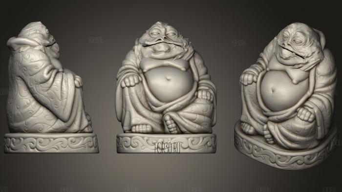 Jabba The Hutt Buddha (Star Wars Collection) stl model for CNC