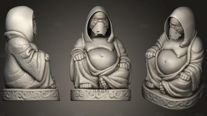Kylo Ren Buddha (Star Wars Collection) stl model for CNC