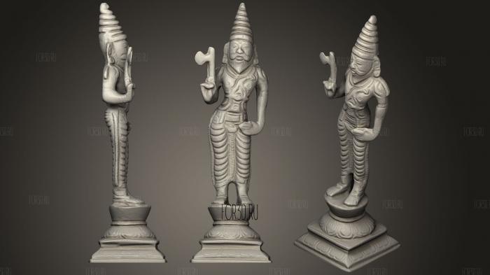 Sixth Avatar Of Vishnu  Parasurama (The Angry Man) stl model for CNC