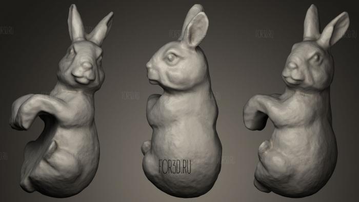 Bunny Rabbit Vase Hugger stl model for CNC