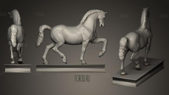Leonardo da Vinci Horse stl model for CNC