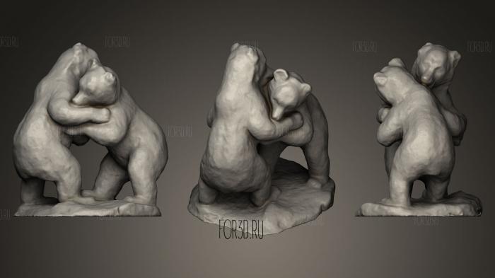 White Bears from Odessa Film Studio stl model for CNC