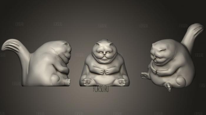 Fat Cat 3d printable 3d stl модель для ЧПУ