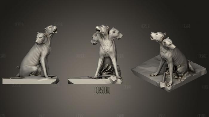 Бесплатная 3D печать Bernini Cerberus3 3d stl модель для ЧПУ