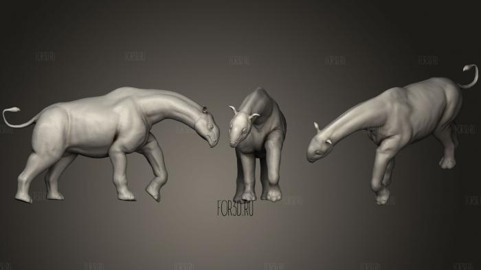 Indricotherium — копия stl model for CNC