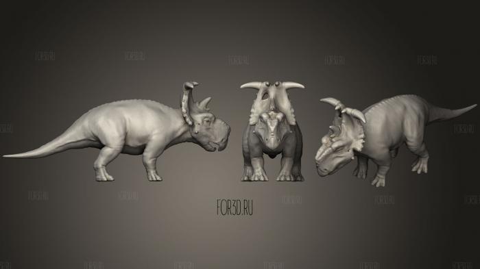 Patchi The Pachyrhinosaur stl model for CNC