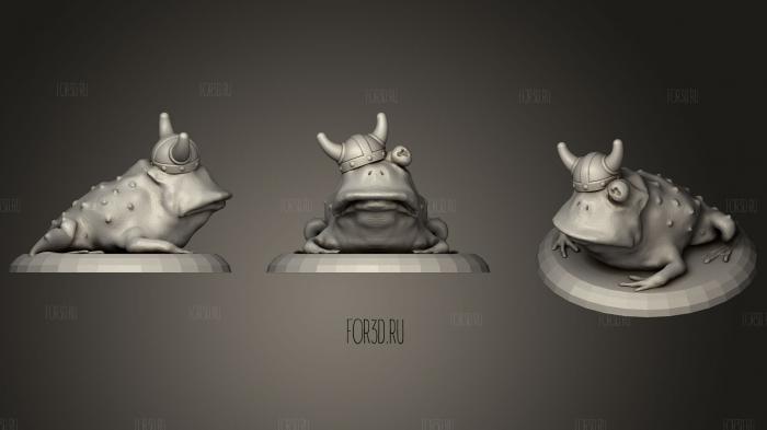 THE 4 DRAGONSTONE TOADS 1 stl model for CNC