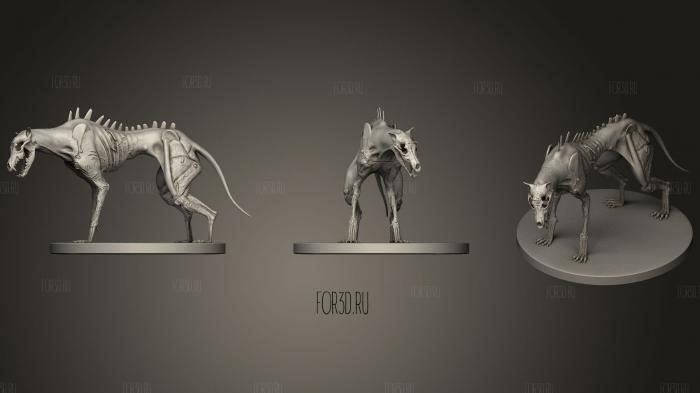 Undead Dog (Beyond Skyrim) stl model for CNC