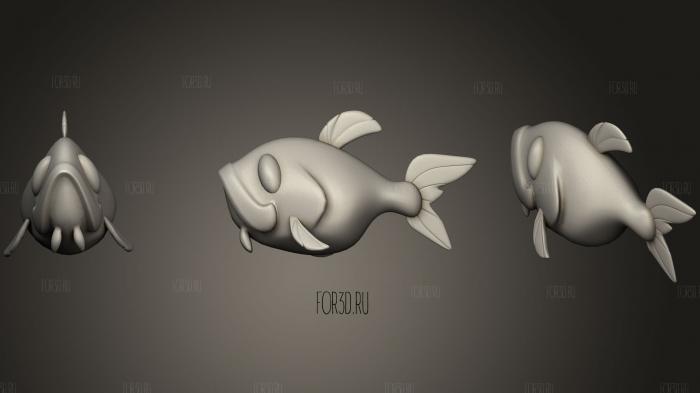 Зодиак Рыбы 3D Пинап Серия 4