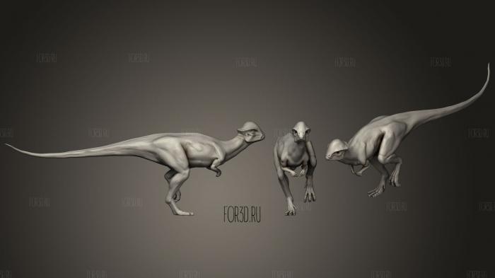 Prehistoric Creatures16 stl model for CNC