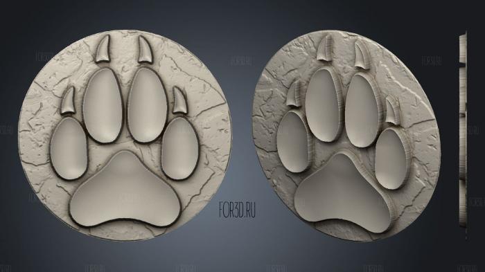 Animal Foot 3d stl модель для ЧПУ