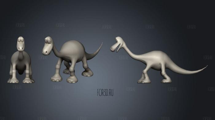 Арло (Добрый динозавр) 3d stl модель для ЧПУ