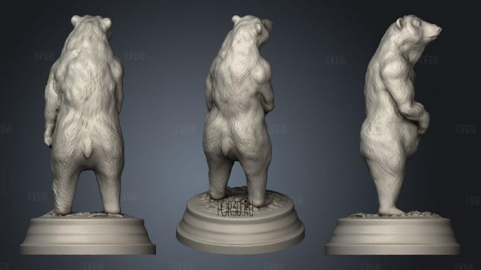 Бурый медведь (Ursus Arctos) 3d stl модель для ЧПУ