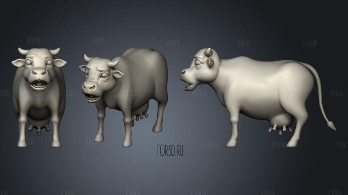 Cow Catcher stl model for CNC
