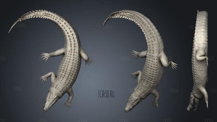 Crocodile 3d stl модель для ЧПУ
