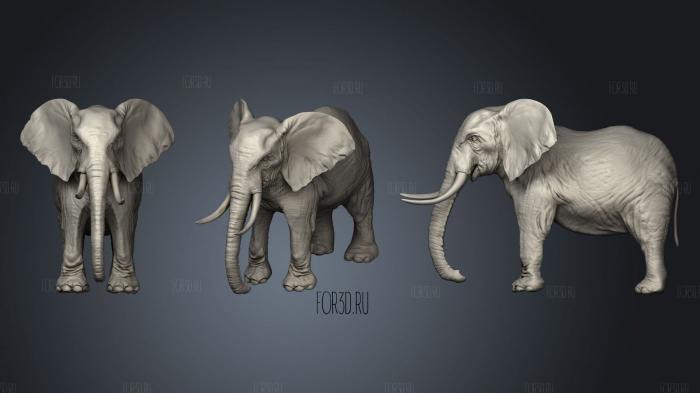 Боевой слон 3d stl модель для ЧПУ