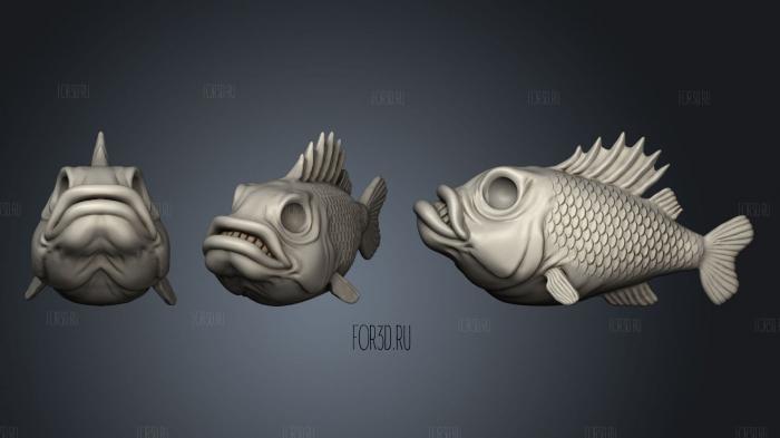 Fish (1) 3d stl модель для ЧПУ