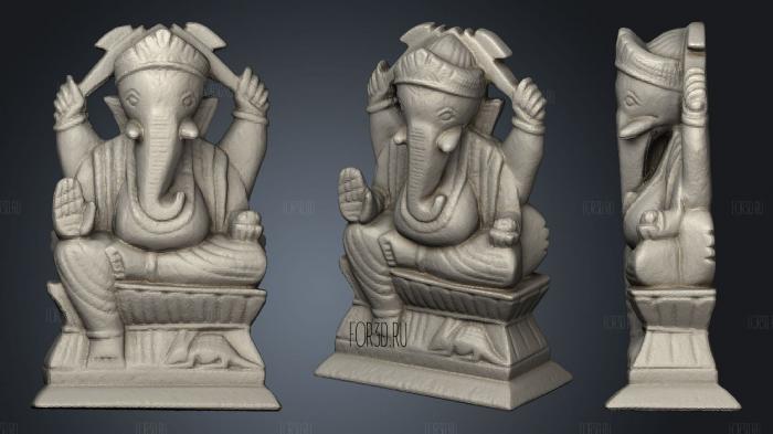 Ganesha stl model for CNC