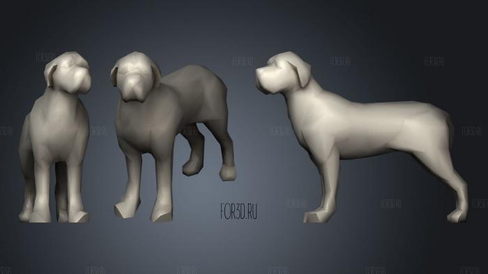 Mastif lopoly stl model for CNC