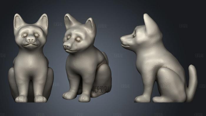 Puppy (1) stl model for CNC