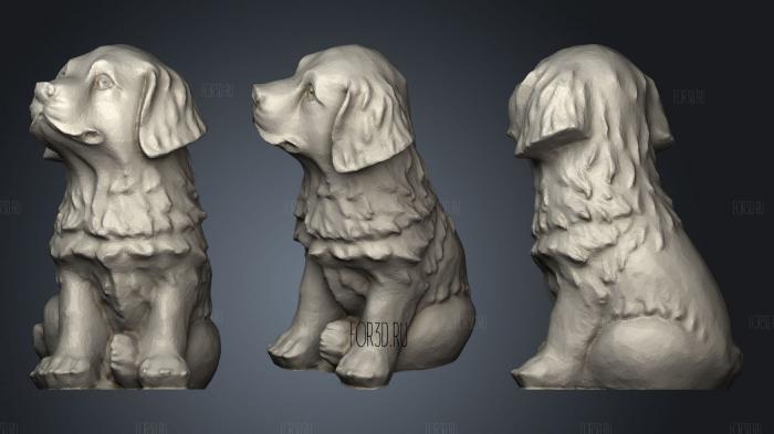 Puppy stl model for CNC