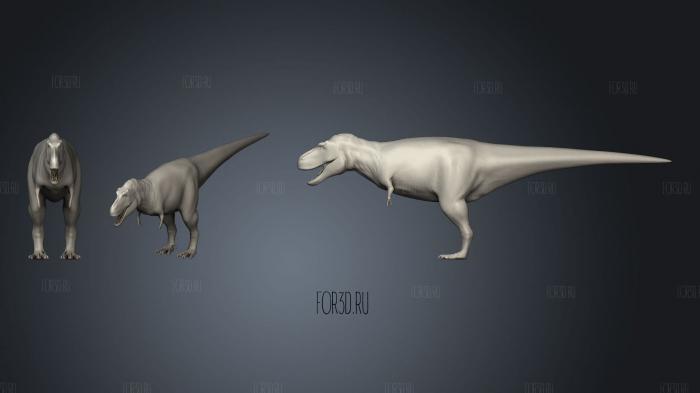 Tarbosaurus 3d stl модель для ЧПУ