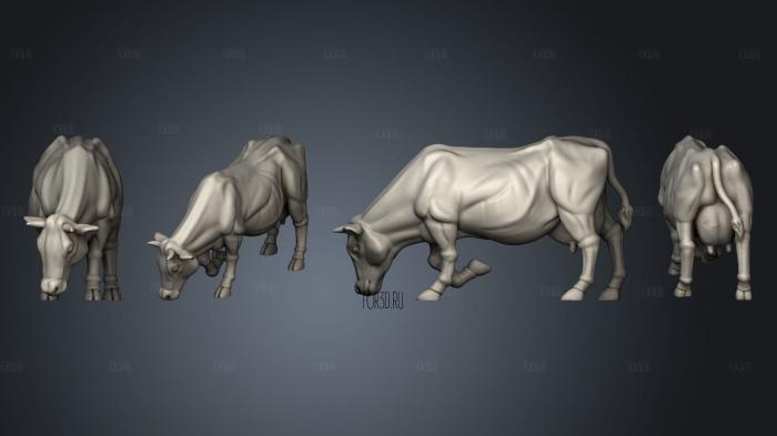 COW 01 002 stl model for CNC