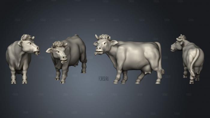 COW 02 stl model for CNC