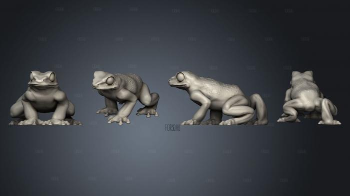Frog 3d stl модель для ЧПУ
