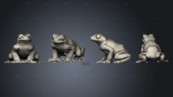 Frogs stl model for CNC