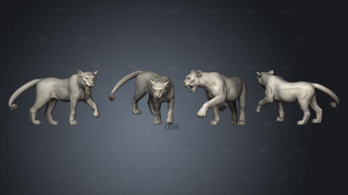 Highborn Elves Nature Protector Lion 3d stl модель для ЧПУ