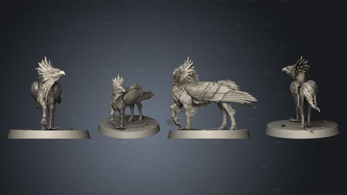 Hippogryph stl model for CNC