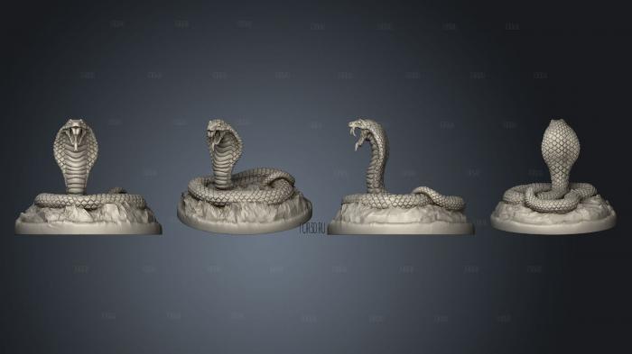 Snake Finished stl model for CNC