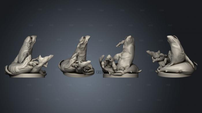 The Game Forger Pandemonium Bosses stl model for CNC